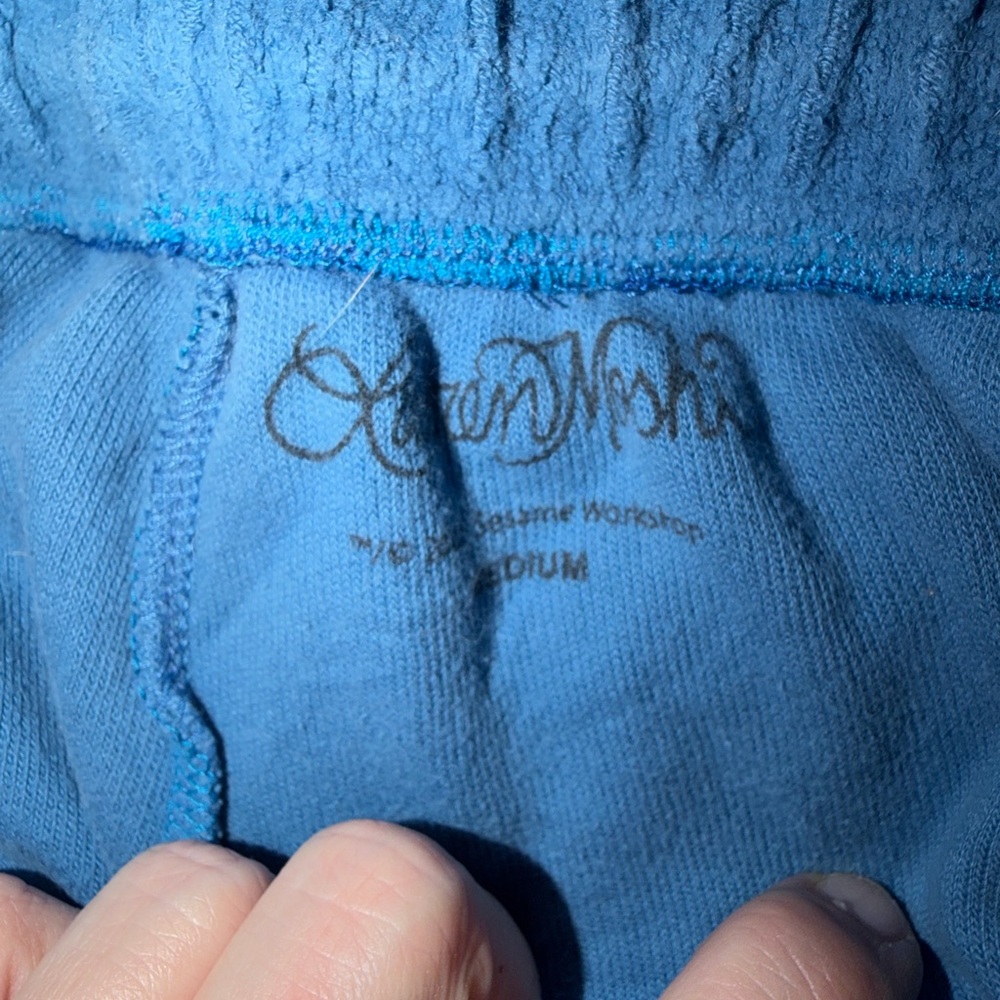 Lauren Moshi Blue Cookie Monster Lounge Set. Medium top and bottom. RARE - Picture 4 of 4